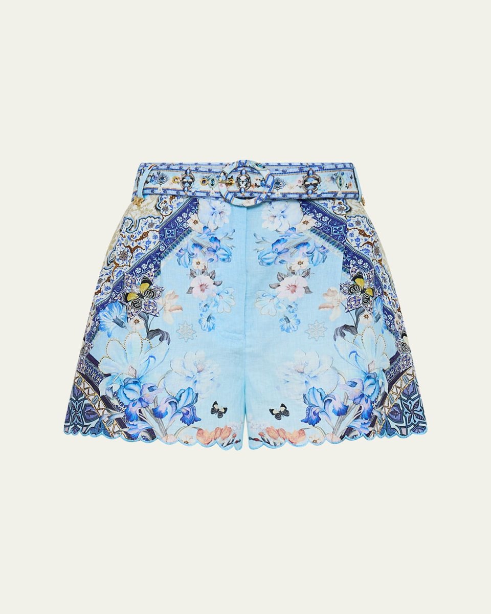 Al Manial Palace Memoirs Tuck-Front Shorts